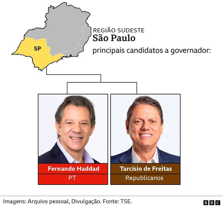 principais candidatos a governador - S&atilde;o Paulo
