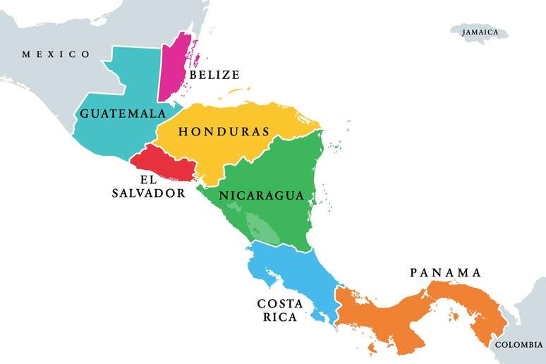 O Corredor Seco da Am&eacute;rica Central &eacute; uma faixa de terra que atravessa parte da Guatemala, Honduras, El Salvador, Nicar&aacute;gua e Costa Rica