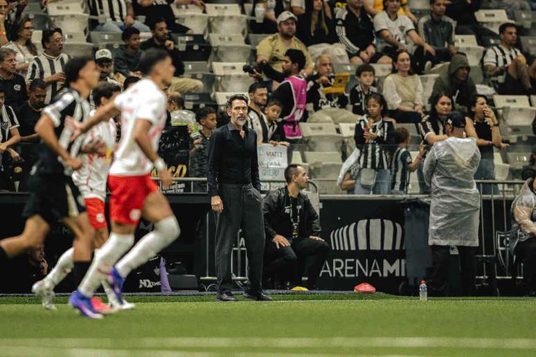 Eduardo Dom&iacute;nguez durante o jogo entre Atl&eacute;tico Mineiro e Bragantino &ndash; FOTO: PEDRO SOUZA/ATL&Eacute;TICO