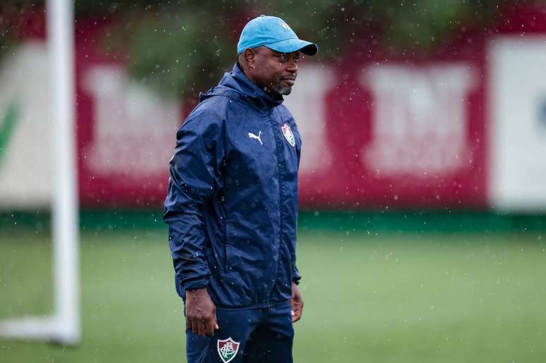 Marc&atilde;o durante treinamento do Fluminense no s&aacute;bado (3) &ndash;