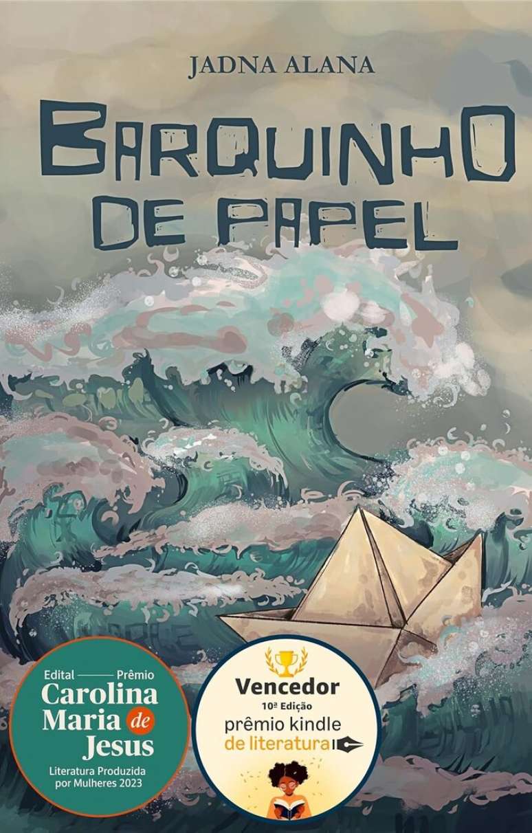 Capa do livro 'Barquinho de Papel', Jadna Alana