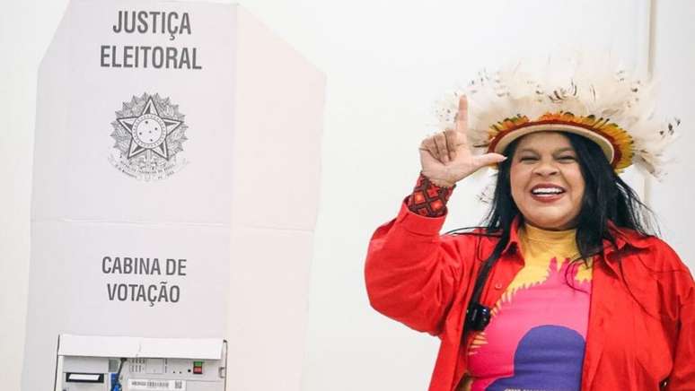 S&ocirc;nia Guajajara (PSOL-SP), ex-ministra dos Povos Ind&iacute;genas