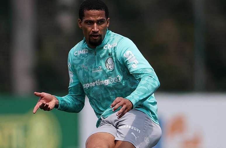 Murilo durante treinamento do Palmeiras na Data Fifa &ndash;