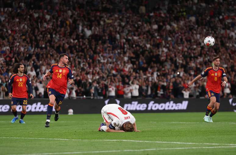 Kane tem 89 gols em 124 partidas pela Inglaterra &ndash;