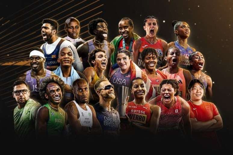 Os atletas indicados (World Athletics)