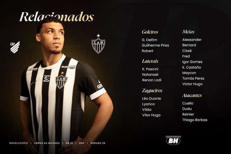 Veja os relacionados do Atl&eacute;tico &ndash;