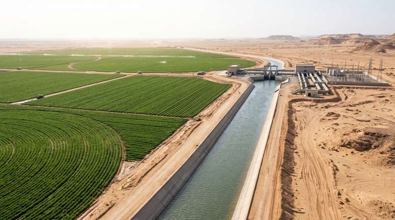 A &aacute;gua &eacute; o principal limite para expandir a agricultura no deserto.