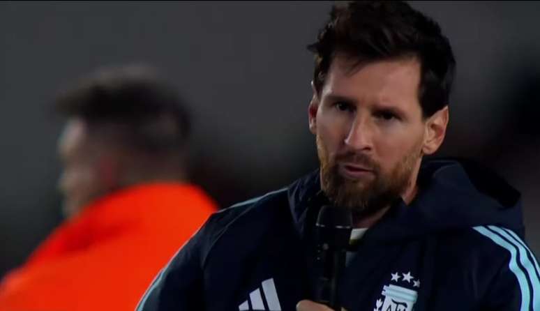 Messi fez discurso emocionado ap&oacute;s despedida pela sele&ccedil;&atilde;o Argentina &ndash;