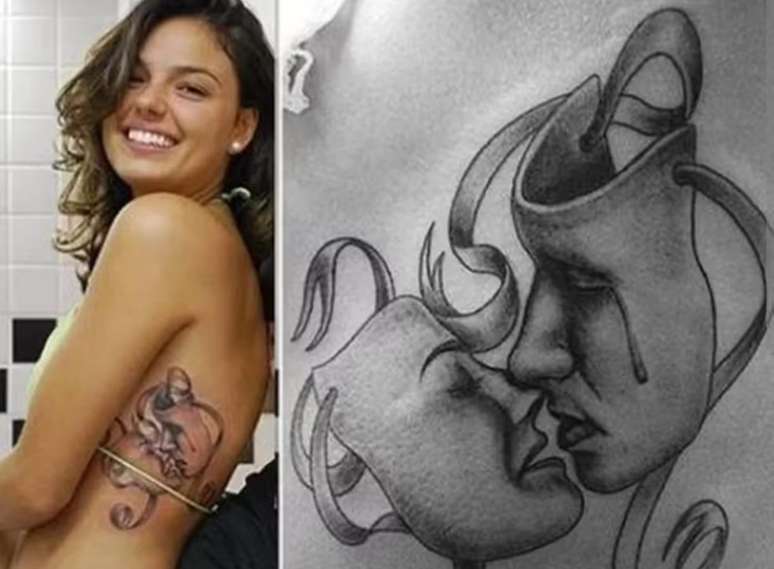 Isis Valverde se arrependeu de tatuagem feita na costela