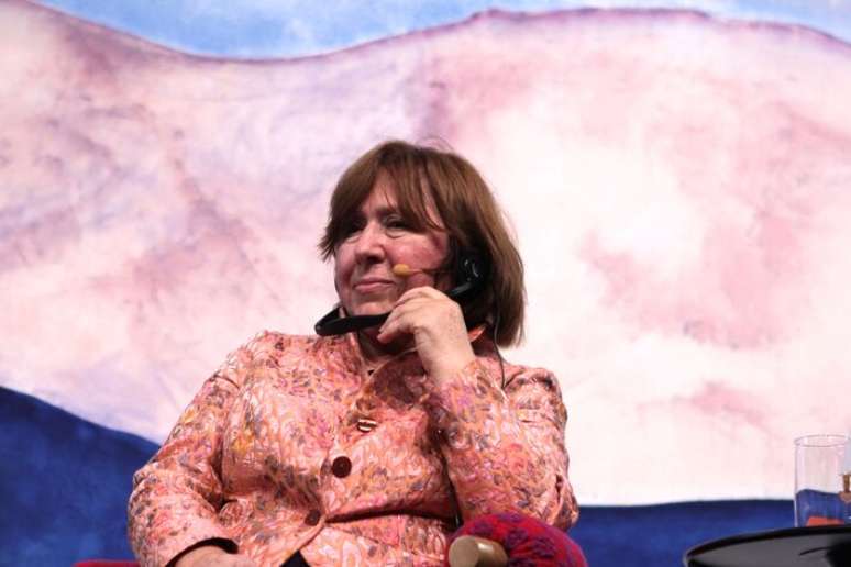 Svetlana Aleksi&eacute;vitch participou da Festa Liter&aacute;ria de Paraty (Flip), em 2016