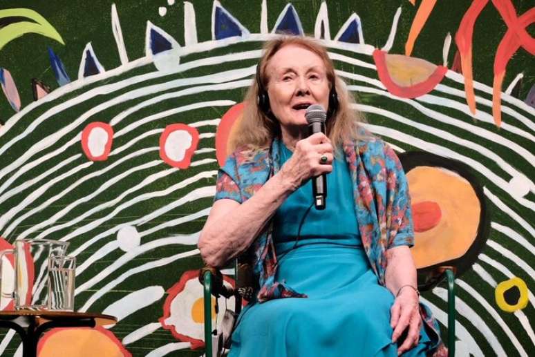 Annie Ernaux tamb&eacute;m esteve na Flip, em 2022