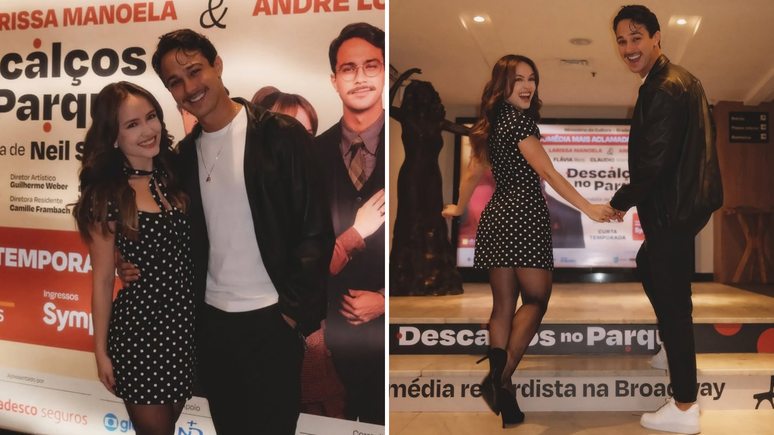 Larissa Manoela e Andr&eacute; Luiz Frambach 