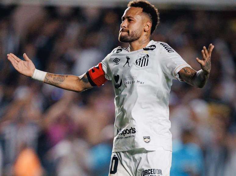Neymar marca duas vezes de p&ecirc;nalti e salva Santos da derrota contra o Flamengo &ndash;