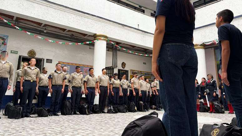 Estudantes do Col&eacute;gio Moderno Alarid