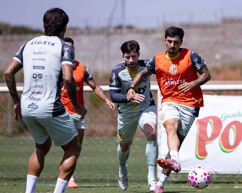 Treino com os jogadores do Mirassol&nbsp; &ndash;