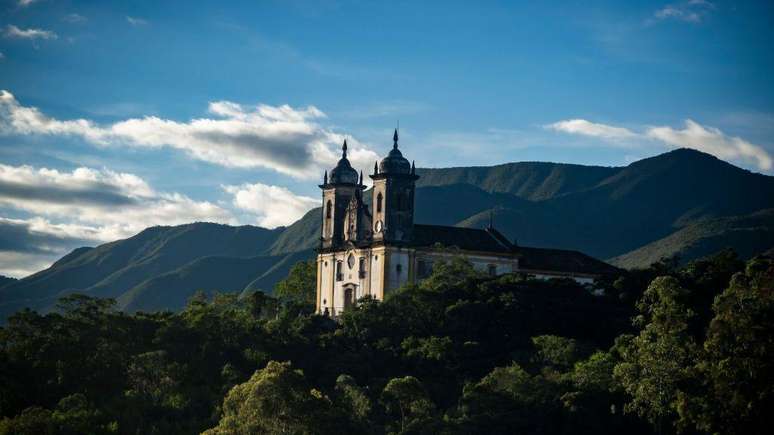 Igreja em Ouro Preto, cidade mineira que re&uacute;ne v&aacute;rios patrim&ocirc;nios hist&oacute;ricos e culturais do Brasil, que ambos os candidatos prometem fortalecer