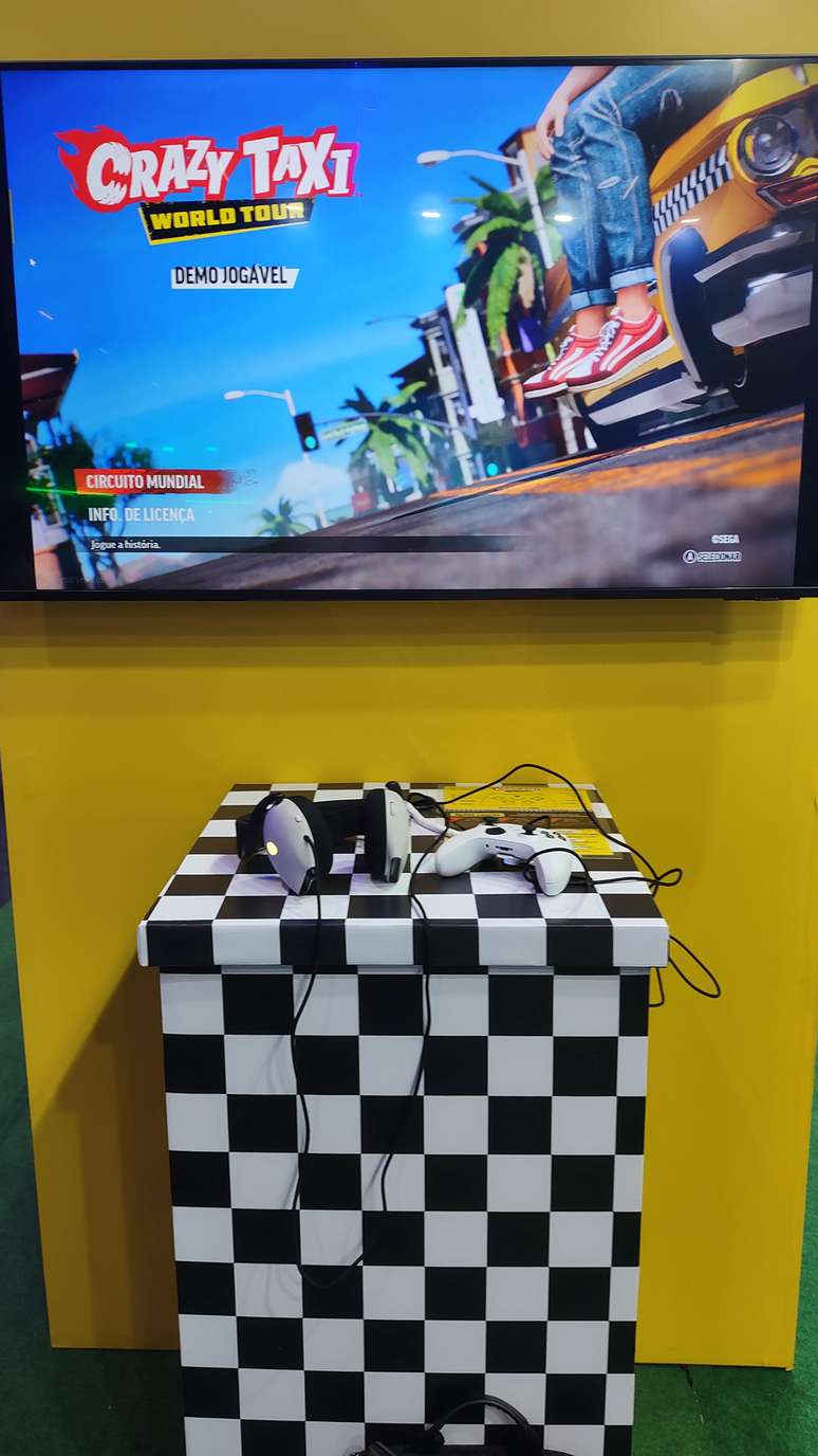 Demo de Crazy Taxi: World Tour est&aacute; dispon&iacute;vel na BGS 2026