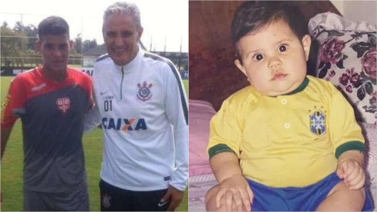 Fotos de Bruno Guimar&atilde;es quando era crian&ccedil;a