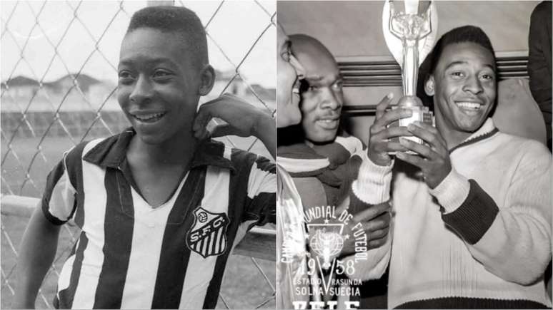 Fotos de Pel&eacute; quando era crian&ccedil;a
