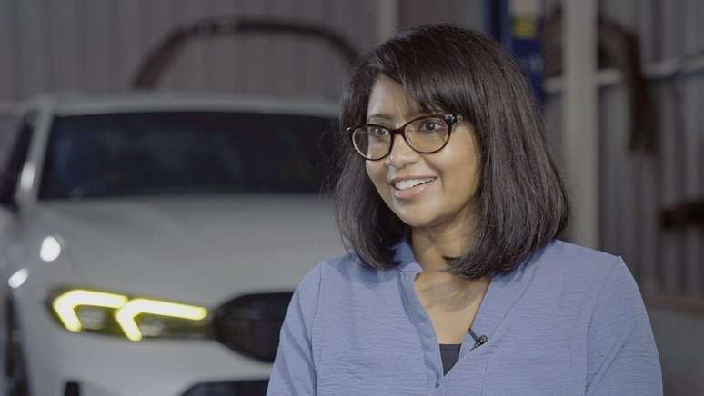 A piloto indiana Uvashri Kannadasan Balajeyanthi competiu pela primeira vez em um Skoda Octavia modificado