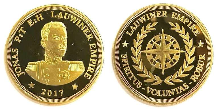 O 'imp&eacute;rio' de Jonas Lauwiner tem moeda pr&oacute;pria, o 'empire vellar'