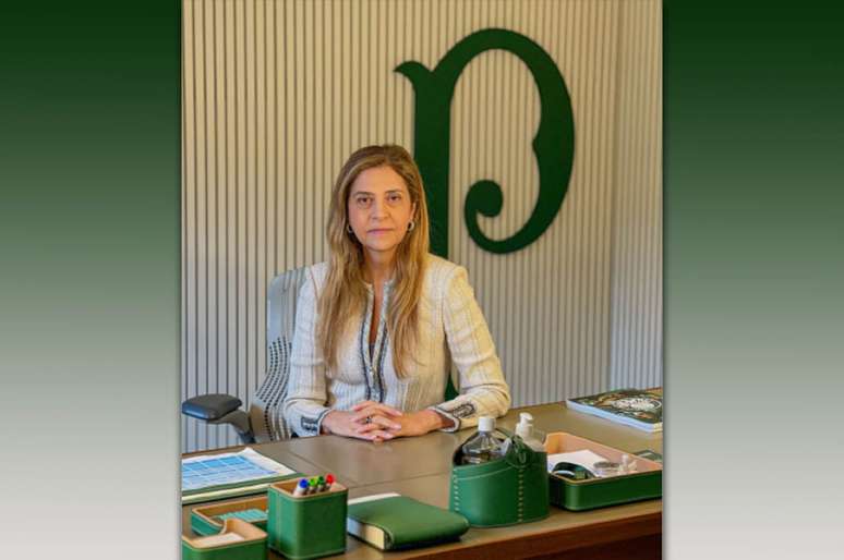 Leila Pereira explica a situa&ccedil;&atilde;o da &aacute;rea nobre da camisa do Palmeiras&nbsp; &ndash;