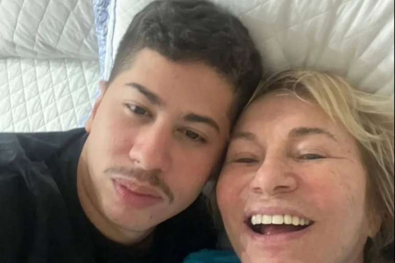 No&eacute; e Eva, m&atilde;e de Eliana