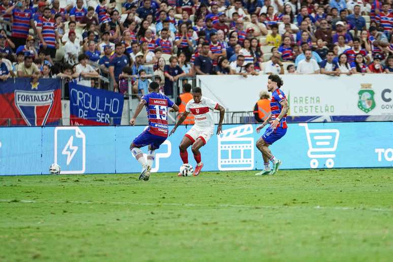 Fortaleza ficou na frente do placar em dois momentos do jogo &ndash;