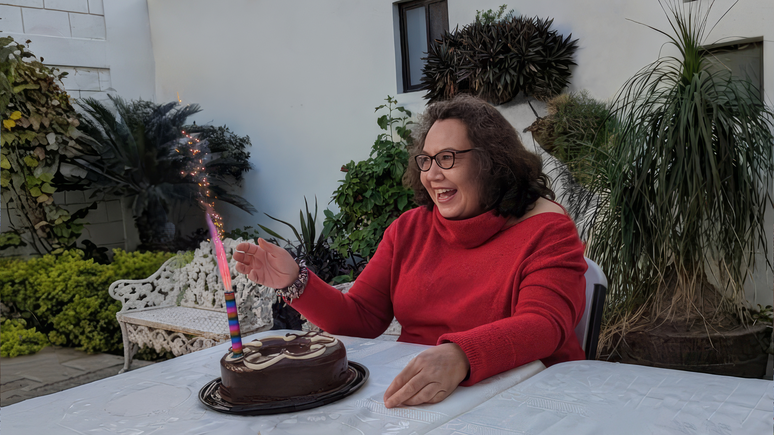Paty comemorando seu 50&deg; anivers&aacute;rio