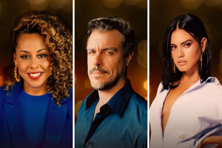 Evelyn Castro, Joaquim Lopes e Let&iacute;cia Lima