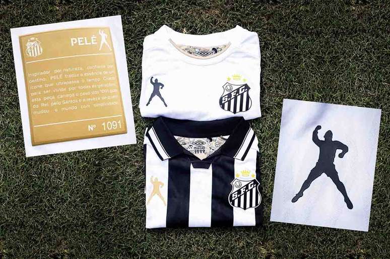 Camisa hist&oacute;rica relembra Pel&eacute;, o Rei do Futebol &ndash;