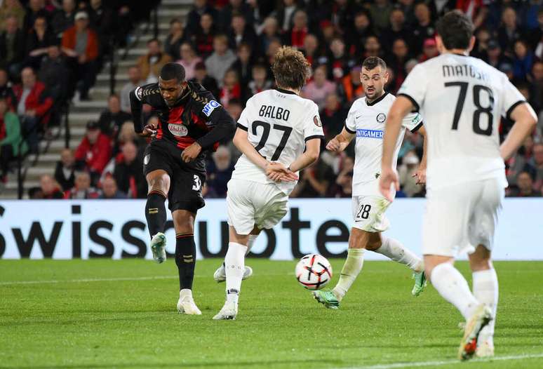 Rayan anotou o segundo da equipe inglesa pela Europa League &ndash;