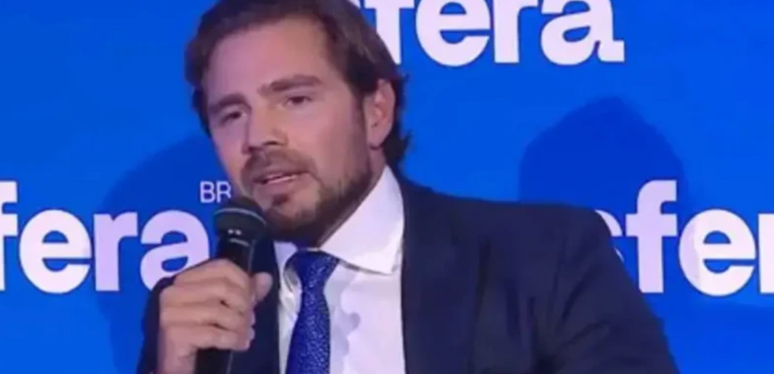 Daniel Vorcaro, antes de ser preso. Ele est&aacute; preso desde mar&ccedil;o deste ano e &eacute; investigado por crimes financeiros