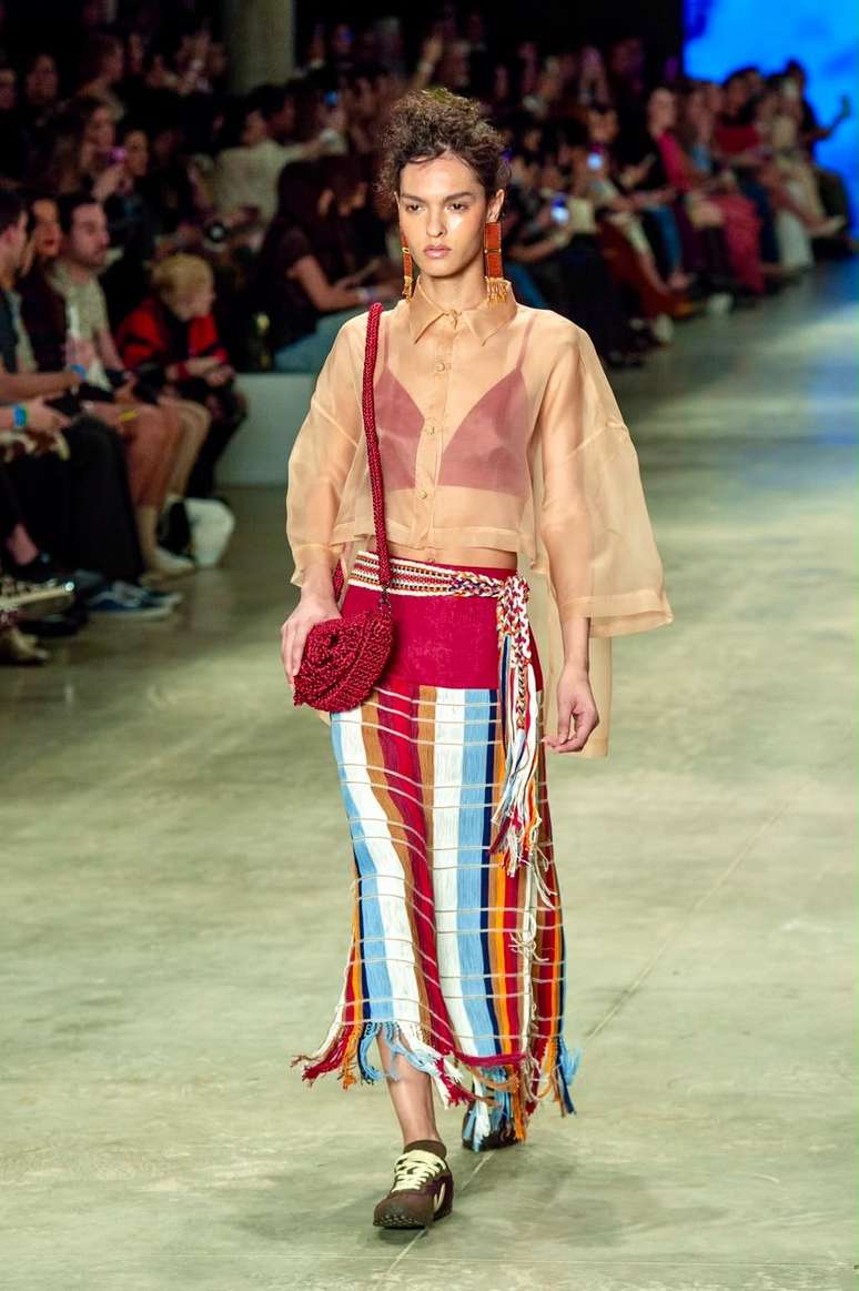 Catarina Mina no SPFW 
