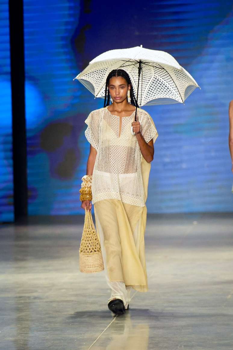 Catarina Mina no SPFW 
