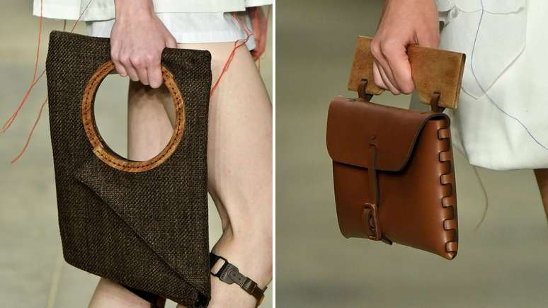 Bolsas de m&atilde;o Ronaldo Fraga para a Sou de Algod&atilde;o 