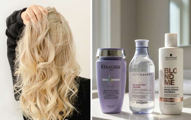 Shampoo para cabelos loiros