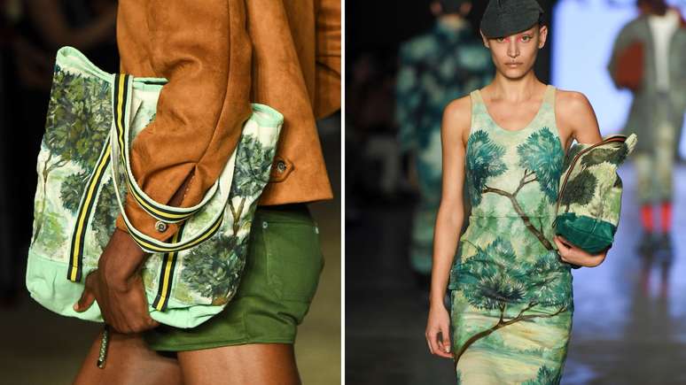 Bolsa estampada da &Agrave; La Gar&ccedil;onne 