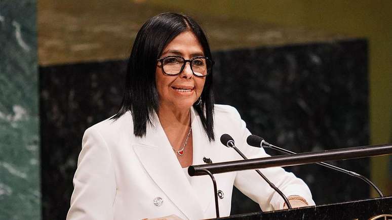 A presidente interina da Venezuela, Delcy Rodr&iacute;guez, n&atilde;o mencionou Cuba uma &uacute;nica vez em seu recente discurso na ONU