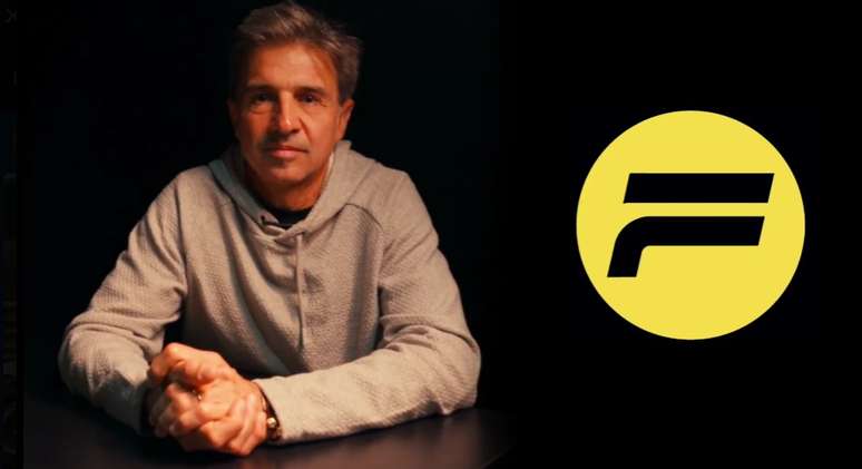Christian Fittipaldi e o novo logotigo da equipe Fittipaldi na Stock Car