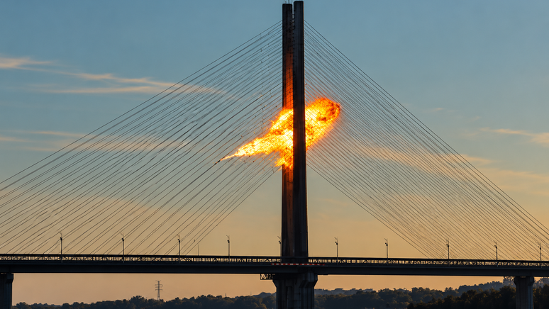 A R&uacute;ssia passou a atacar as pontes sobre o rio Dnipro, que corta a capital ucraniana, Kiev