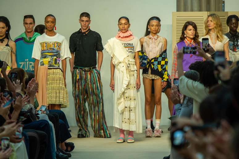 Desfile U&oacute; Upcycling de Marcelo Sommer e Luiz Monteiro 