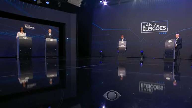 Debate da Band entre Fl&aacute;vio Bolsonaro e Lula
