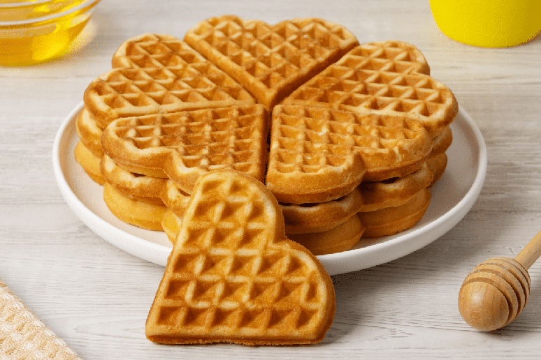 Waffles de queijo 