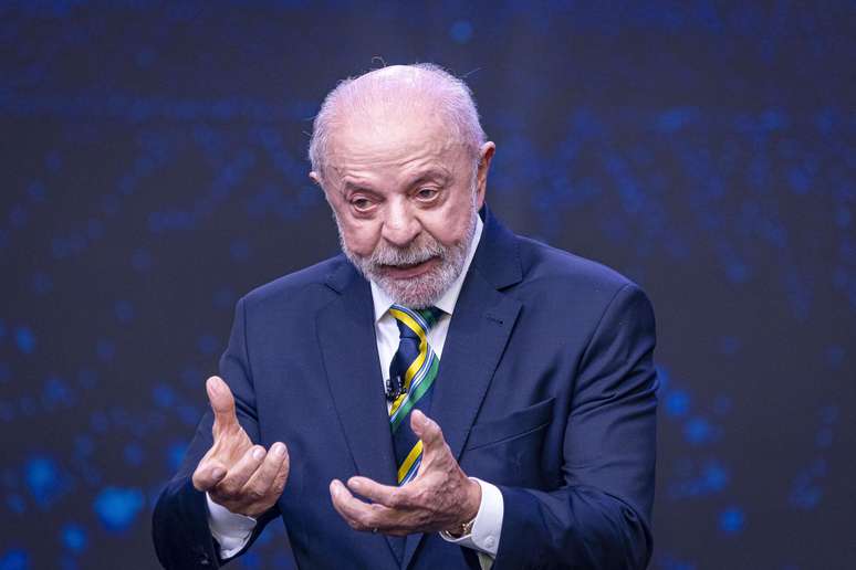 Lula durante debate da Band