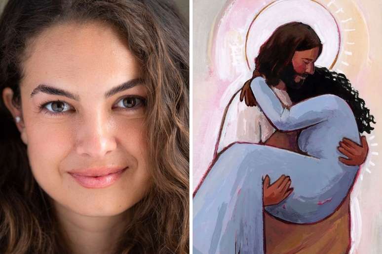 Lua Blanco compartilha registros com pessoas pr&oacute;ximas poucos dias antes de morrer | &Uacute;ltima imagem postada por Lua, uma ilustra&ccedil;&atilde;o religiosa
