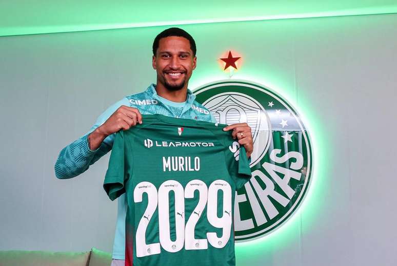 Murilo tem contrato com o Palmeiras at&eacute; 2029 e tem se destaco no setor defensivo &ndash;