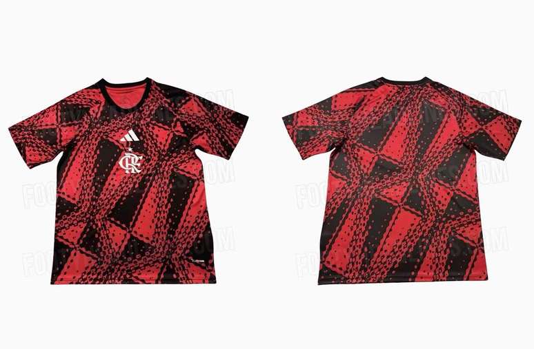 Site revela nova camisa pr&eacute;-jogo do Flamengo &ndash;
