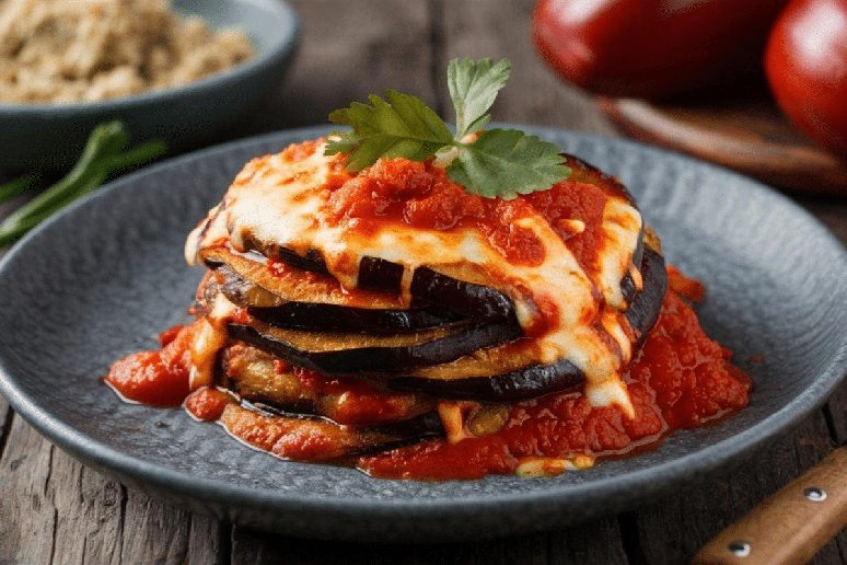 Berinjela &agrave; parmegiana 
