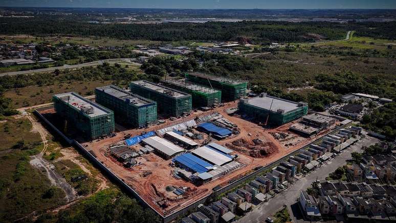 Ainda em constru&ccedil;&atilde;o, blocos de alojamentos para funcion&aacute;rios da montadora em Cama&ccedil;ari viraram objeto de desinforma&ccedil;&atilde;o no in&iacute;cio do ano